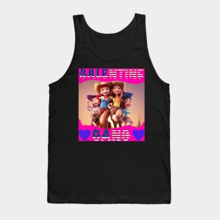 Galantine gang rodeo line dance Tank Top